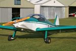 G-CCKN @ X5FB - Nicollier HN-700 Menestrel ll at Fishburn Airfield, October 2007. - by Malcolm Clarke