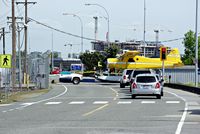 C-GTLT @ YVR - Being towed from river to tarmac.