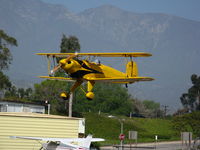 N1017U @ SZP - Locally-based 1939 CASA 1-131 Jungmann on approach @ Santa Paula Airport (Ventura County), CA - by Steve Nation