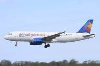 SP-HAG @ LFRB - Airbus A320-232, On final rwy 25L, Brest-Bretagne airport (LFRB-BES) - by Yves-Q