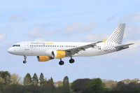 EC-KHN @ LFRB - Airbus A320-216, On final rwy 25L, Brest-Bretagne airport (LFRB-BES) - by Yves-Q
