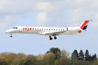 F-GRGJ @ LFRB - Embraer EMB-145EU, On final rwy 25L, Brest-Bretagne airport (LFRB-BES) - by Yves-Q