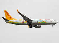 TC-CPN @ LEBL - Landing rwy 07L in special Childrens c/s - by Shunn311