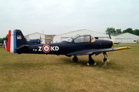 F-AZKD @ LFFQ - Piaggio FWP-149D [141] La Ferte Alais~F 15/06/2003 - by Ray Barber