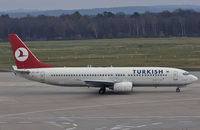 TC-JFF @ EDDK - Turkish Airlines taxiing to Runway 14L