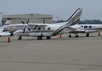 N160SP @ KSBA - erry J. Woolf DDS, Inc. (Bakersfield, CA) 1981 Mitsubishi MU-2B-60 visiting @ Santa Barbara Municipal Airport, CA - by Steve Nation