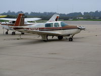 N231QA @ KSBA - Locally-based 1980 Mooney M20K @ Santa Barbara Municipal Airport, CA - by Steve Nation