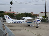 N737PH @ KSBA - Locally-based 1977 Cessna 172N Skyhawk @ Santa Barbara Municipal Airport, CA - by Steve Nation