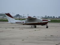 N666CW @ KSBA - Locally-based 1977 Cessna 177RG with cover and bucket tires! @ Santa Barbara Municipal Airport, CA (now registered to owner in Kermit, TX) - by Steve Nation