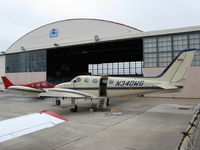 N340WG @ KSBA - Locally-based 1972 Cessna 340 @ Santa Barbara Municipal Airport, CA - by Steve Nation