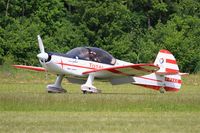 F-PXKE @ LFFQ - Mudry CAP-10B, Landing, La Ferté-Alais airfield (LFFQ) Airshow 2015 - by Yves-Q