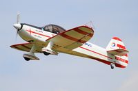 F-PXKE @ LFFQ - Mudry CAP-10B, Take off, La Ferté-Alais airfield (LFFQ) Airshow 2015 - by Yves-Q