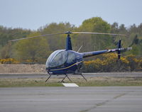 G-PERE @ EGLK - Robinson R22 Beta at Blackbushe. Ex N70881 - by moxy