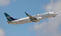 C-GWSR @ FLL - Westjet - by Florida Metal