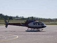 N129TM @ KPWT - Eurocopter at Bremerton shortly after landing. - by Eric Olsen