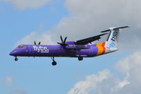 G-FLBE @ EGSH - Landing at Norwich. - by Graham Reeve