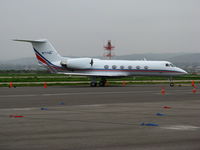 N777SA @ KSBA - Lone Star Land and Cattle Co (Springdale, CA) 1990 Gulfstream Aerospace G-IV @ Santa Barbara Municipal Airport, CA (now registered N501RB with same owner in Houston, TX) - by Steve Nation