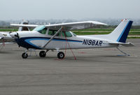N198AR @ KSBA - Speedway Car wash (Yuma, AZ) 1979 Cessna 172N Skyhawk visiting @ Santa Barbara Municipal Airport, CA - by Steve Nation