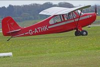 G-ATHK @ EGBP - Champion, Gloucester Staverton based, previously NC82339, seen taxxing in.