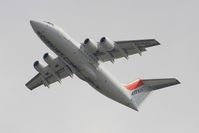 EI-RJU @ LFPG - British Aerospace RJ85A, Take off Rwy 27L, Roissy Charles De Gaulle Airport (LFPG-CDG) - by Yves-Q