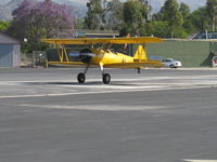 N69765 @ SZP - 1941 Boeing Stearman A75N1 as Navy N2S-1, Continental W670 220 Hp, landing roll Rwy 22 - by Doug Robertson