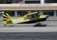 N5503H @ SZP - Locally-based 1978 Bellanca 8KCAP Super Decathlon taxiing @ Santa Paula Airport, CA - by Steve Nation