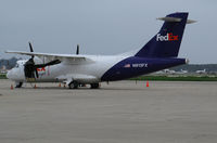 N913FX @ KSBA - FedEx Feeder 1991 ATR 42-300 freighter @ Santa Barbara Municipal Airport, CA The World On Time - by Steve Nation