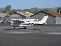 N747PP @ SZP - 1980 Cessna 182R SKYLANE RG, Lycoming IO-540-J3C5D 235 Hp, takeoff roll Rwy 22 - by Doug Robertson