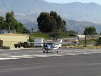 N747PP @ SZP - 1980 Cessna 182R SKYLANE RG, Lycoming IO-540-J3C5D 235 Hp, retractable tri-gear, takeoff roll Rwy 22 - by Doug Robertson