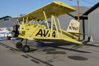 N7867 @ SZP - AVIA uses this 1972 Grumman-Schweizer G-164A Ag-Cat seen @ Santa Paula Airport, CA for banner towing in the LA Area - by Steve Nation