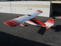 N50380 @ SZP - Locally-based 1979 Bellanca 7ECA photographed from top of stairs @ Santa Paula Airport, CA - by Steve Nation