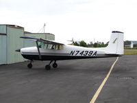 N7439A @ 0Q9 - Locally-based 1956 Cessna 172 Skyhawk @ Sonoma SkyPark Airport, CA - by Steve Nation
