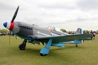 F-AZLY @ LFFQ - Yakovlev Yak-3U, Static display, La Ferté-Alais airfield (LFFQ) Air show 2015 - by Yves-Q