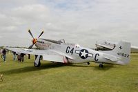 F-AZSB @ LFFQ - North American P-51D Mustang, Static display, La Ferté-Alais (LFFQ) Air show 2015 - by Yves-Q