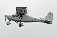G-ZASH @ EGFH - Ikarus, Gower Flight Centre, departing runway 10 on a local flight. - by Derek Flewin