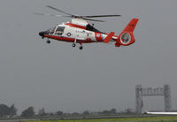 6586 @ KAPC - USCG Aerospatiale HH-65C from CGAS San Francisco, CA on final @ Napa County Airport, CA