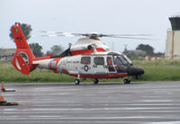 6586 @ KAPC - USCG Aerospatiale HH-65C from CGAS San Francisco, CA taxiing out to resume mission @ Napa County Airport, CA - by Steve Nation