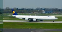 D-AIHT @ EDDL - Lufthansa, is here speeding up on RWY 05R at Düsseldorf Int'l(EDDL) - by A. Gendorf