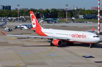 D-ALPF @ EDDL - Air Berlin A332 ready for its next flight. - by FerryPNL