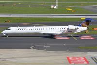 D-ACNK @ EDDL - Eurowings CL900 taxiing past. - by FerryPNL