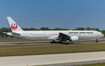 JA742J @ EDDF - vacating the runway
