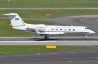 HZ-MS4B @ EDDL - Saudi Air ambulance departing DUS - by FerryPNL