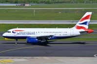 G-EUPG @ EDDL - BA A319 in DUS - by FerryPNL