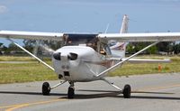 N61637 @ KRHV - Locally-based 1975 Cessna 172M taxing out for departure at Reid Hillview Airport, San Jose, CA. N61637 was the first aircraft I flew in for a real flight lesson. - by Chris Leipelt