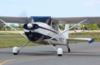 N2801C @ KRHV - Locally-based classic 1954 Cessna 170 taxing out for departure at Reid Hillview Airport, San Jose, CA. - by Chris Leipelt