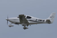 2-SMKM @ EGJB - Departing Guernsey, now on the Guernsey register as 2-SMKM, previously on the Manx (Isle of Man) register - by alanh