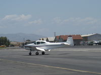 N8818H @ SZP - 1947 North American NAVION, Continental E225 Upgrade, taxi off the active - by Doug Robertson