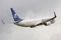 HA-LKG @ LFRB - Boeing 737-8CX, Take off rwy 07R, Brest-Bretagne airport (LFRB-BES) - by Yves-Q
