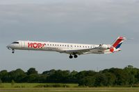 F-HMLL @ LFRB - Bombardier CRJ-1000, On final rwy 25L, Brest-Bretagne airport (LFRB-BES - by Yves-Q