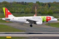 CS-TTO @ EDDL - Air Portugal A319 landing in DUS. - by FerryPNL